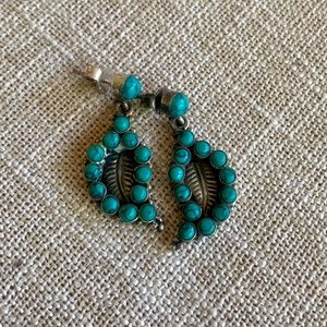 Turquoise 925 Silver Earrings